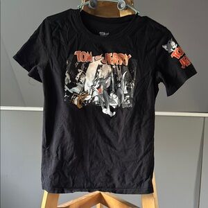 🎆Bundle 5 items for $20 🎆 Tom & Jerry Black Kids T-Shirt